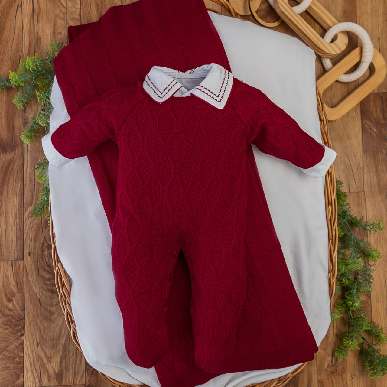  Saída de Maternidade Nó Náutico - Vermelho